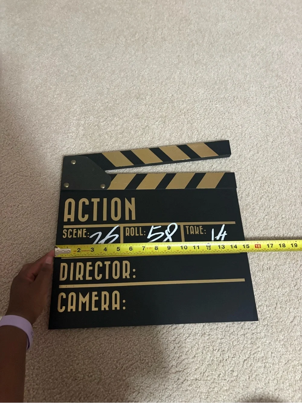 Framed Gold 'G' Wall Art - All Audiences